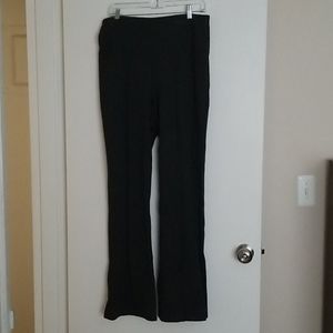 Boot cut Long Dark Gray Wide Waist Band Pants